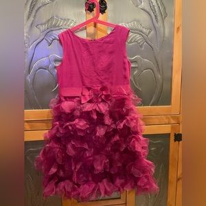 Kids Marchesa Neiman Marcus Fuchsia Petal Dress